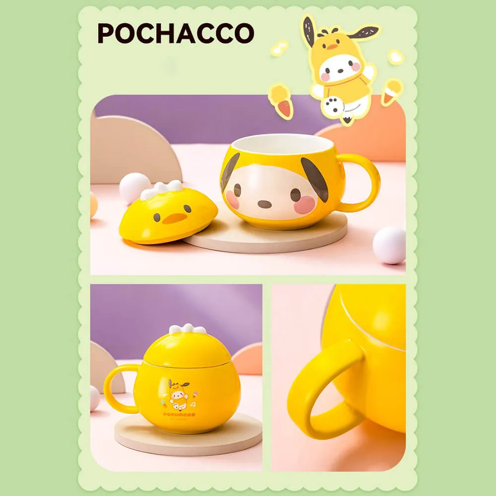 Sanrio Cute Embossed Mug with Lid