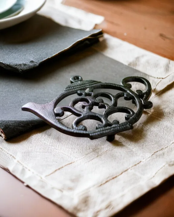 'The Teapot' Cast Iron Trivet