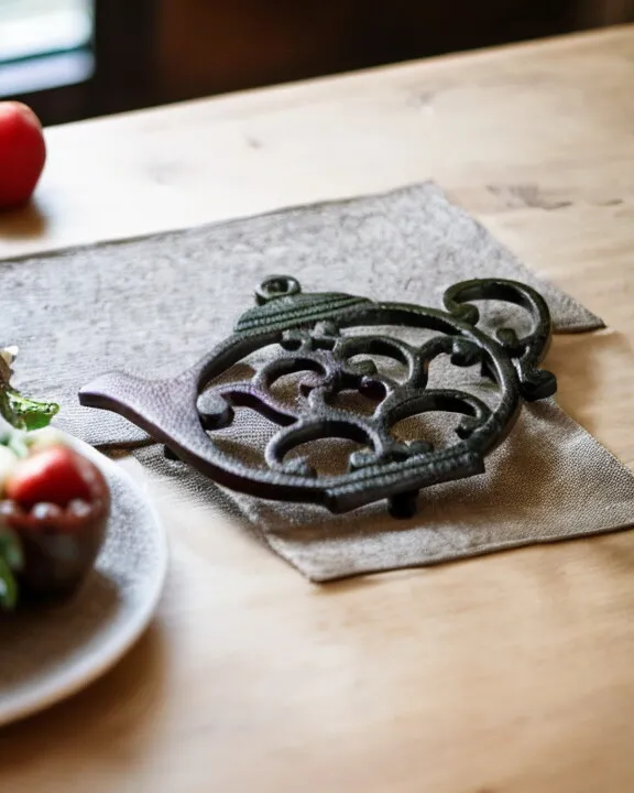 'The Teapot' Cast Iron Trivet
