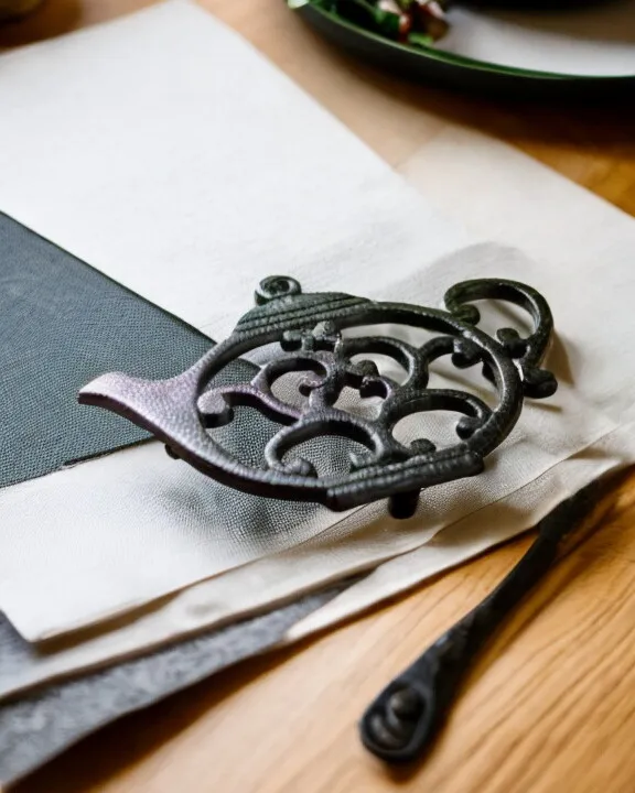 'The Teapot' Cast Iron Trivet