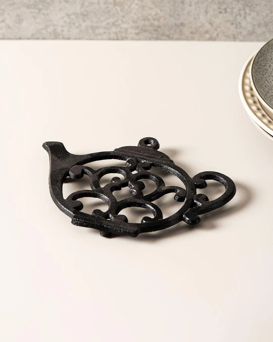 'The Teapot' Cast Iron Trivet