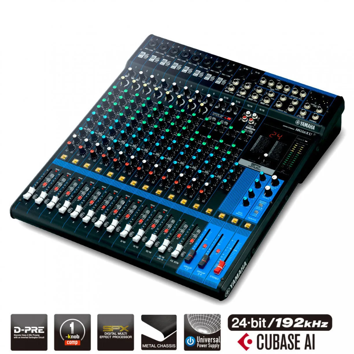 Yamaha MG16XU Mixer With Digital Effects And USB